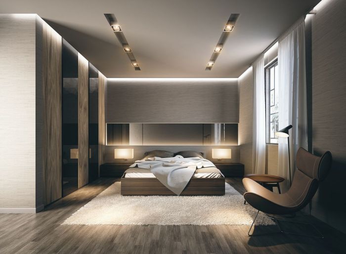 Modern luxury bedroom design