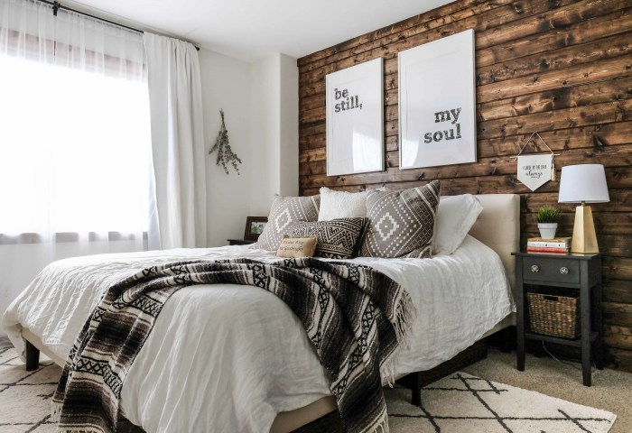 Country style bedroom design ideas